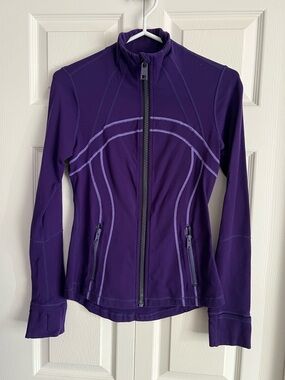 lululemon athletica Deep Purple Full-Zip Athletic Jacket